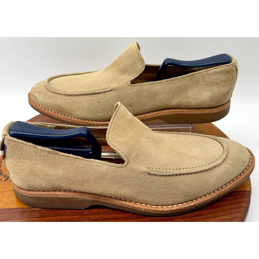 Allen Edmonds Tan Suede Loafers